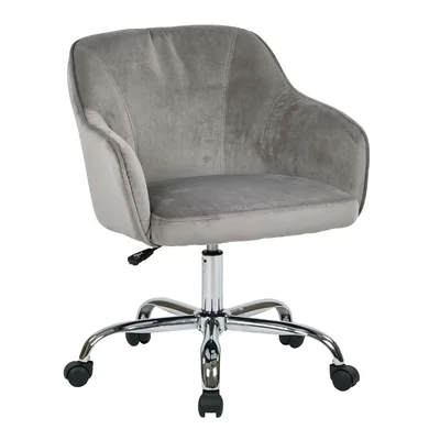 Aliya Desk Chair - Charcoal - Image 0