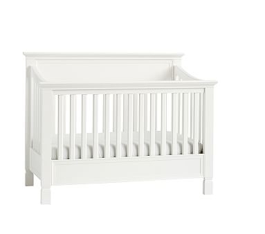 Larkin 4-In-1 Convertible Crib, Simply White - Image 0