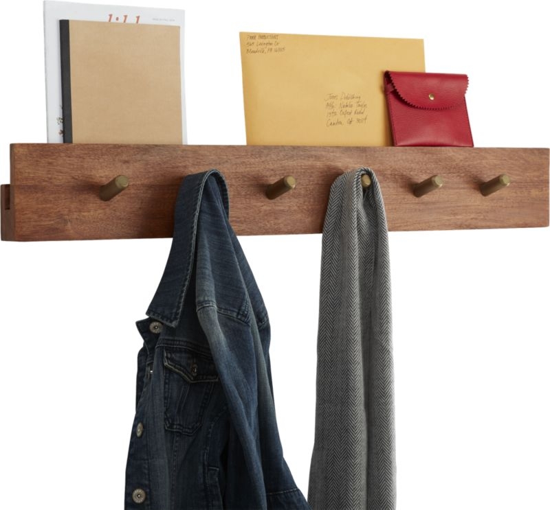 hidden channel wall-mounted coat rack - Image 3