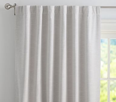 Evelyn Blackout Curtain, 44 x 84" Gray - Image 0