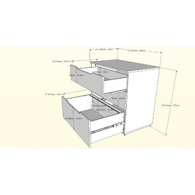 Arobas 3-Drawer Lateral File - Image 3