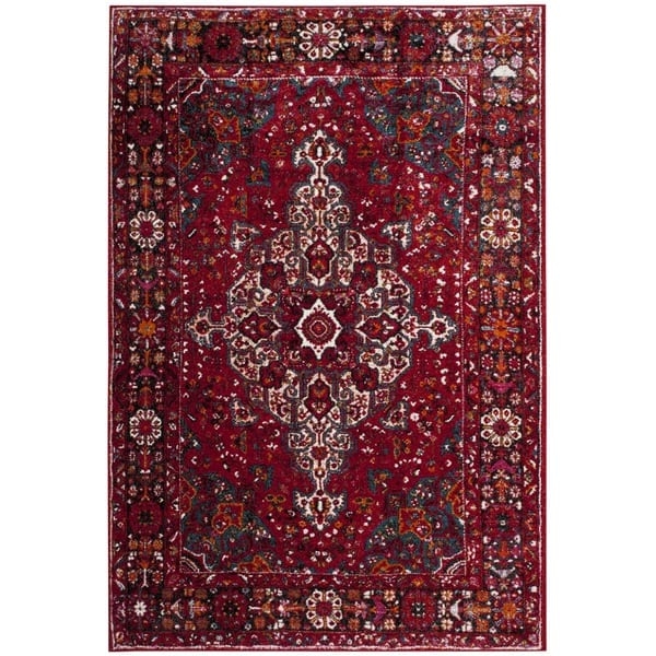 Safavieh Vintage Hamadan Red/ Multi Area Rug (9' x 12') - Image 0