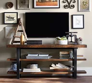 Griffin 70" Reclaimed Wood Media Console - Image 2
