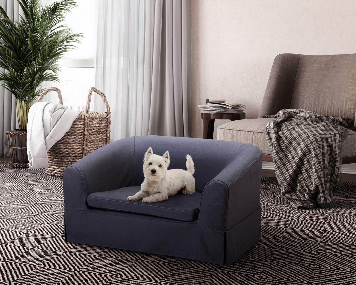 Meri Morgan Linen Pet Bed - Image 1