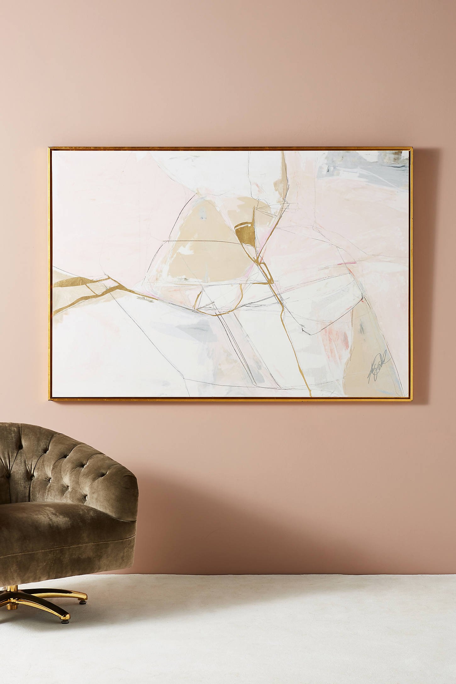 Subtle Variance Wall Art By Kelly O'Neal in Pink Size L - Image 0