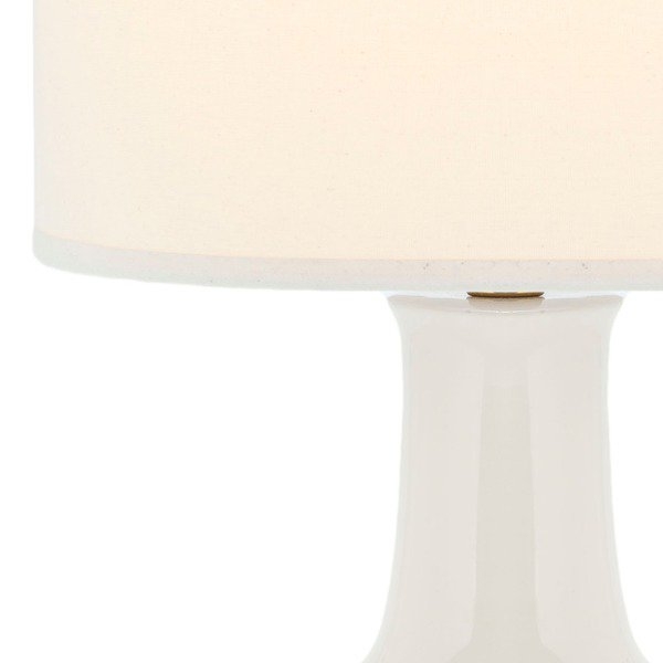 Lighting Louvre White Table Lamp - Image 1