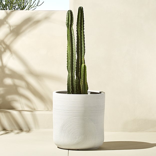 zen large white planter - Image 1