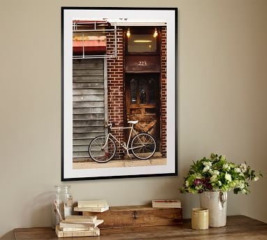 Brooklyn Bike Cindy Taylor 42x28 Wood Gallery Black Mat - Image 2