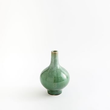 Bulbous Vase, Green, Small - Image 0