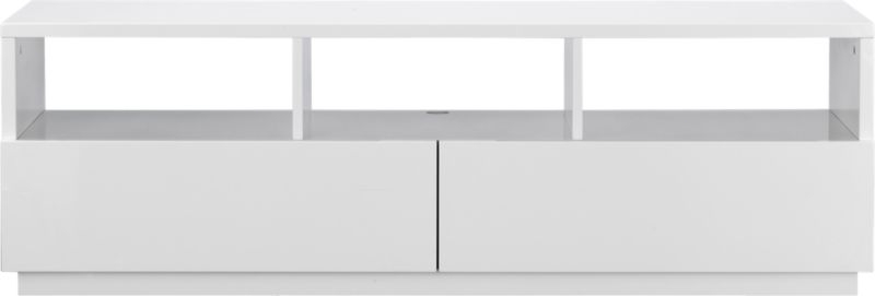 Chill High-Gloss White Media Console 60'' - Image 6