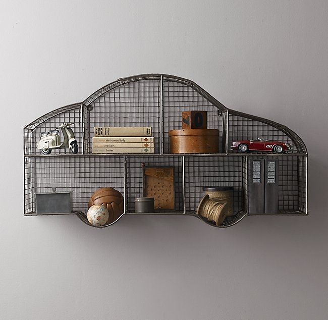INDUSTRIAL WIRE CUBBY CAR SHELF - Image 0