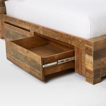 Emmerson Storage Bed Set - King, Reclaimed Pine - Image 1