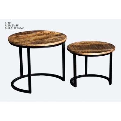 "Ouseman 2 Piece Nesting Tables" - Image 0