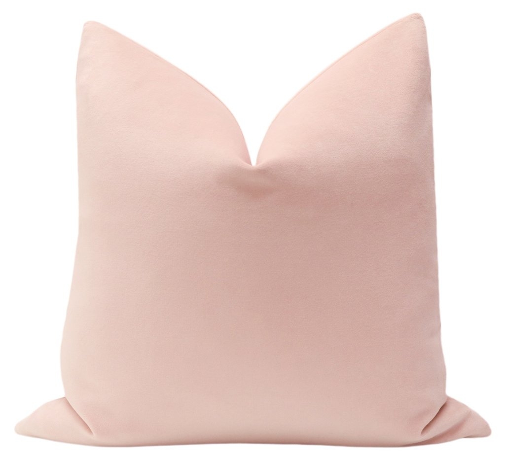 Classic Velvet // Blush Pillow Cover - Image 0