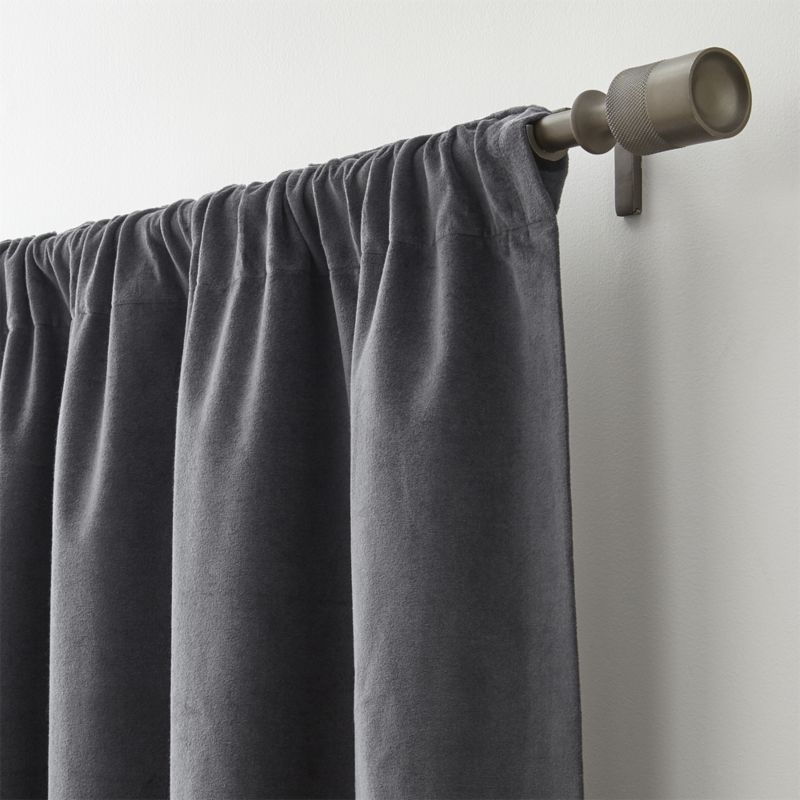 Windsor Dark Grey 48"x108" Curtain Panel - Image 4
