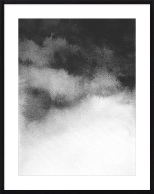 Overcast - Black wood frame with matte - Image 0