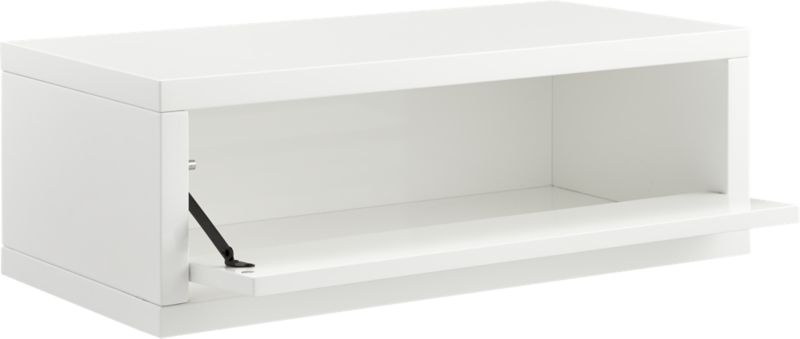slice white wall mounted storage shelf - Image 3