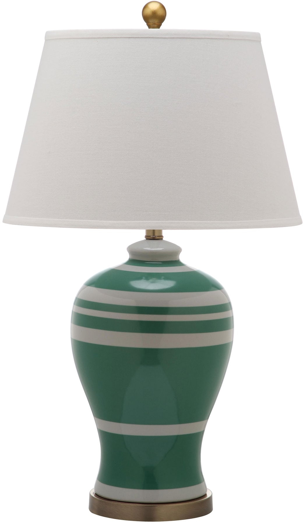 Pottery Stripe Ginger Jar Lamp (Set of 2) - Image 0