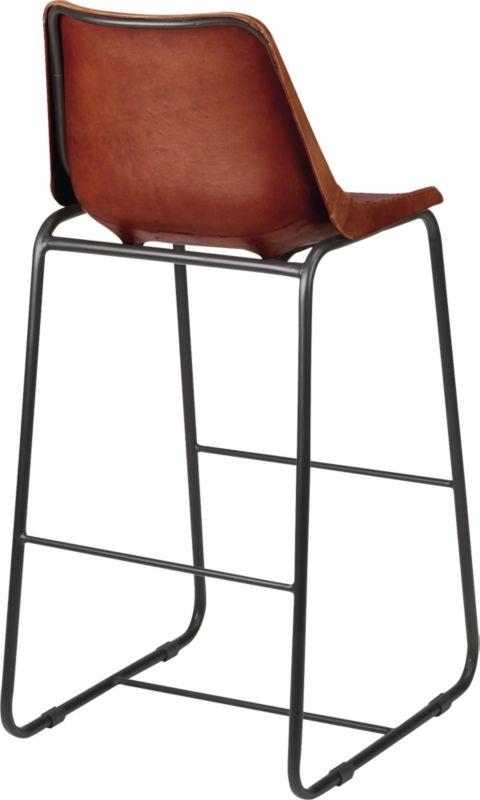 Roadhouse leather counter stools - Image 6