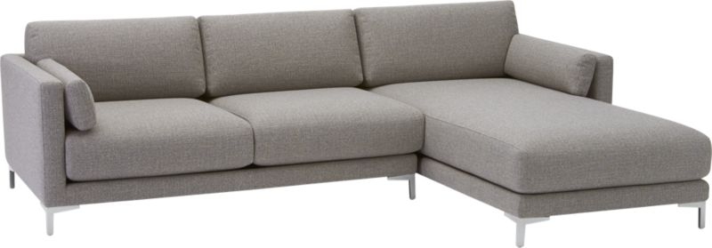 District 2-piece sectional sofa *Vibe Smokey/ right chaise* - Image 3