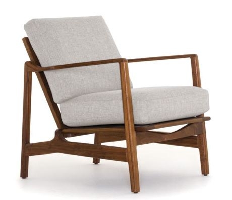 Graham Chair - Prime Dove - Walnut - Image 0