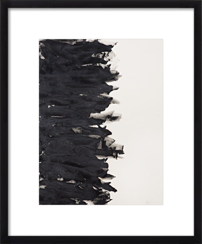 Divide - 11"x"14 with Frame-Contemporary black wood - Image 0
