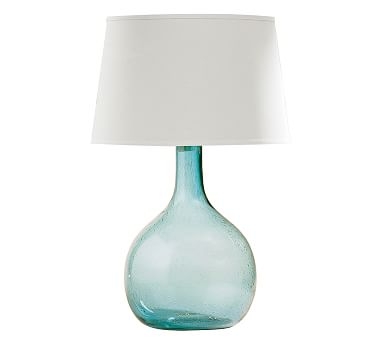 Eva Colored Glass Table Lamp - Jade - Image 1