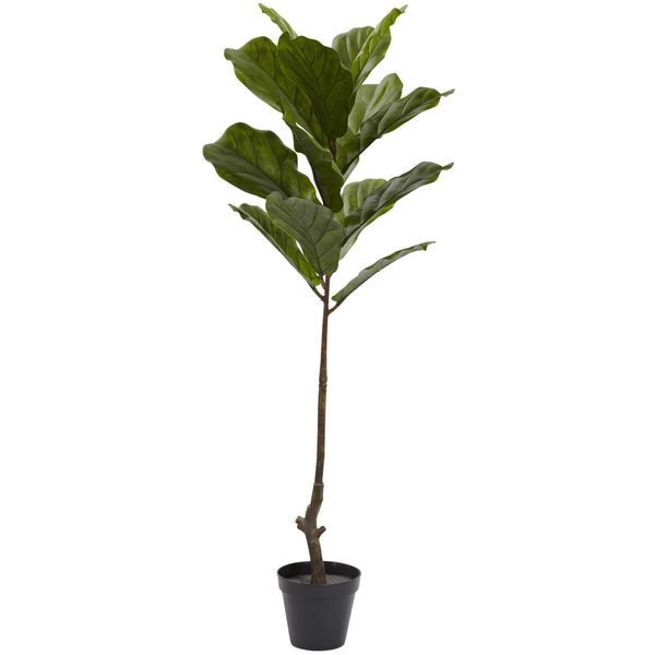 4-foot Fiddle Leaf Tree UV Resistant - Image 0