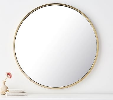 Round Gold Mirror - Image 0