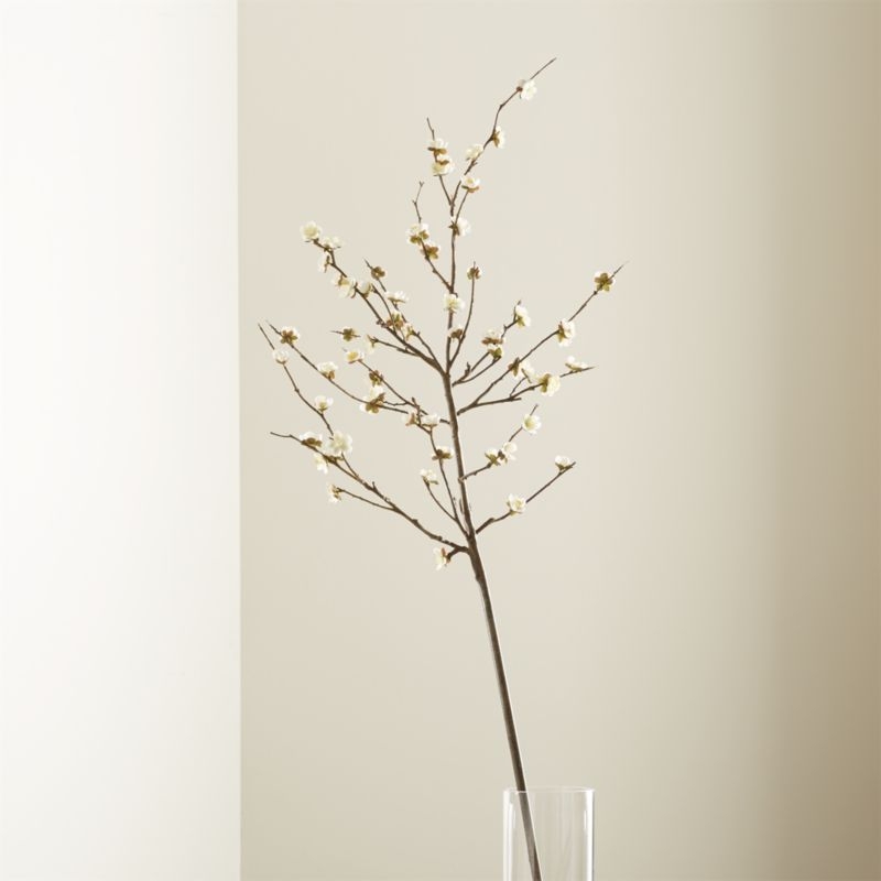 Artificial White Cherry Blossom Flower Branch - Image 1