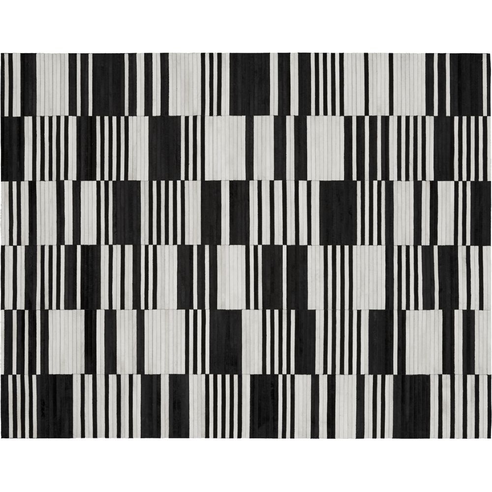 Bond Black and White Hide Rug 8'x10' - Image 0