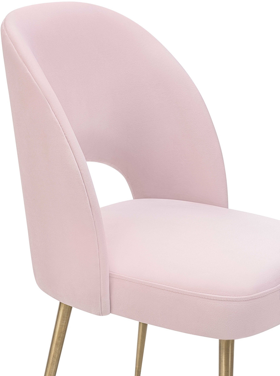 Swell Blush Velvet Chair - Image 2