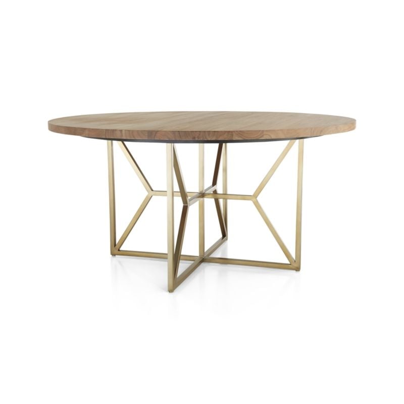 Hayes 60" Round Acacia Dining Table - Image 2