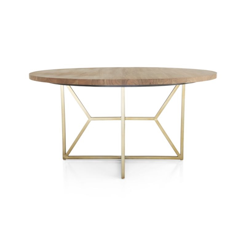 Hayes 60" Round Acacia Dining Table - Image 0