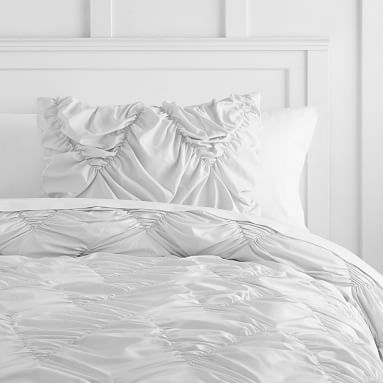 Whimsical Waves Comforter, Full/Queen, White - Image 1