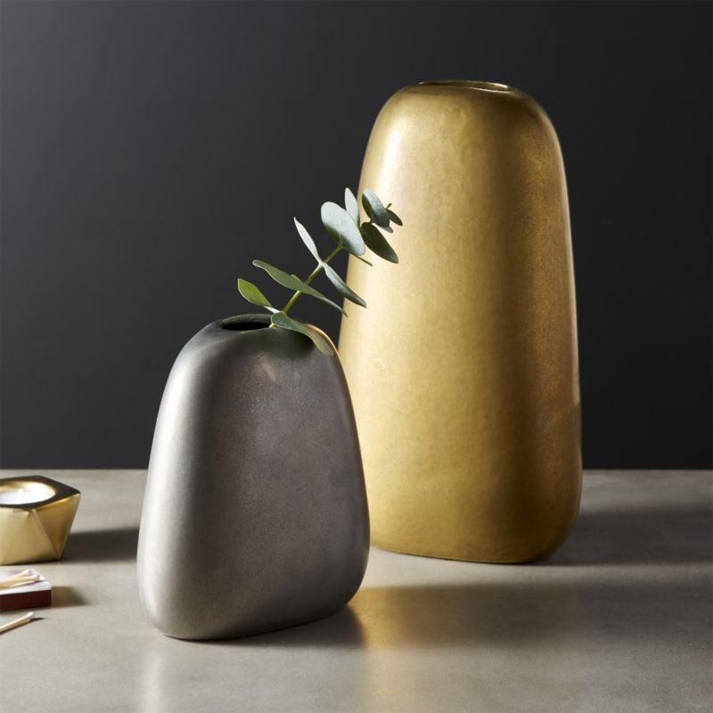 Ellipse Small Silver Vase - Image 2