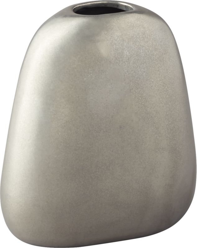 Ellipse Small Silver Vase - Image 6