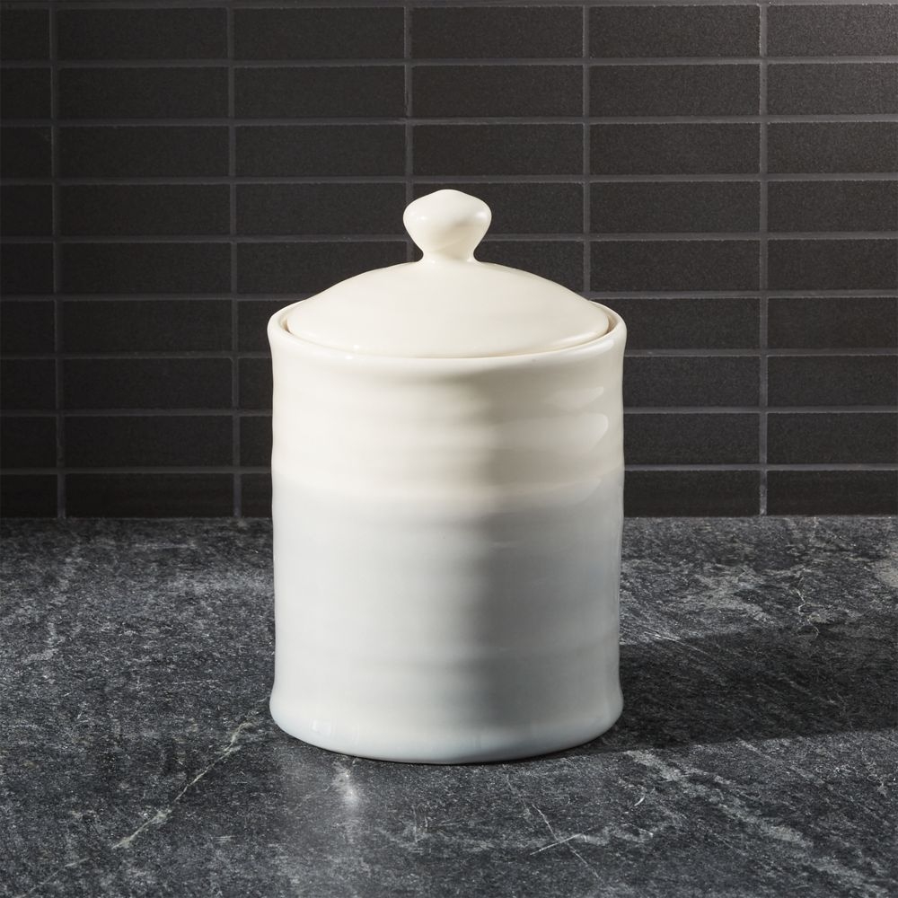 Grey Dip Small Kitchen Canister - Image 0