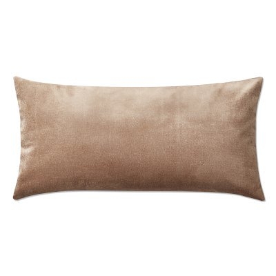 Velvet Pillow Cover, 15" X 30", Apricot - Image 0