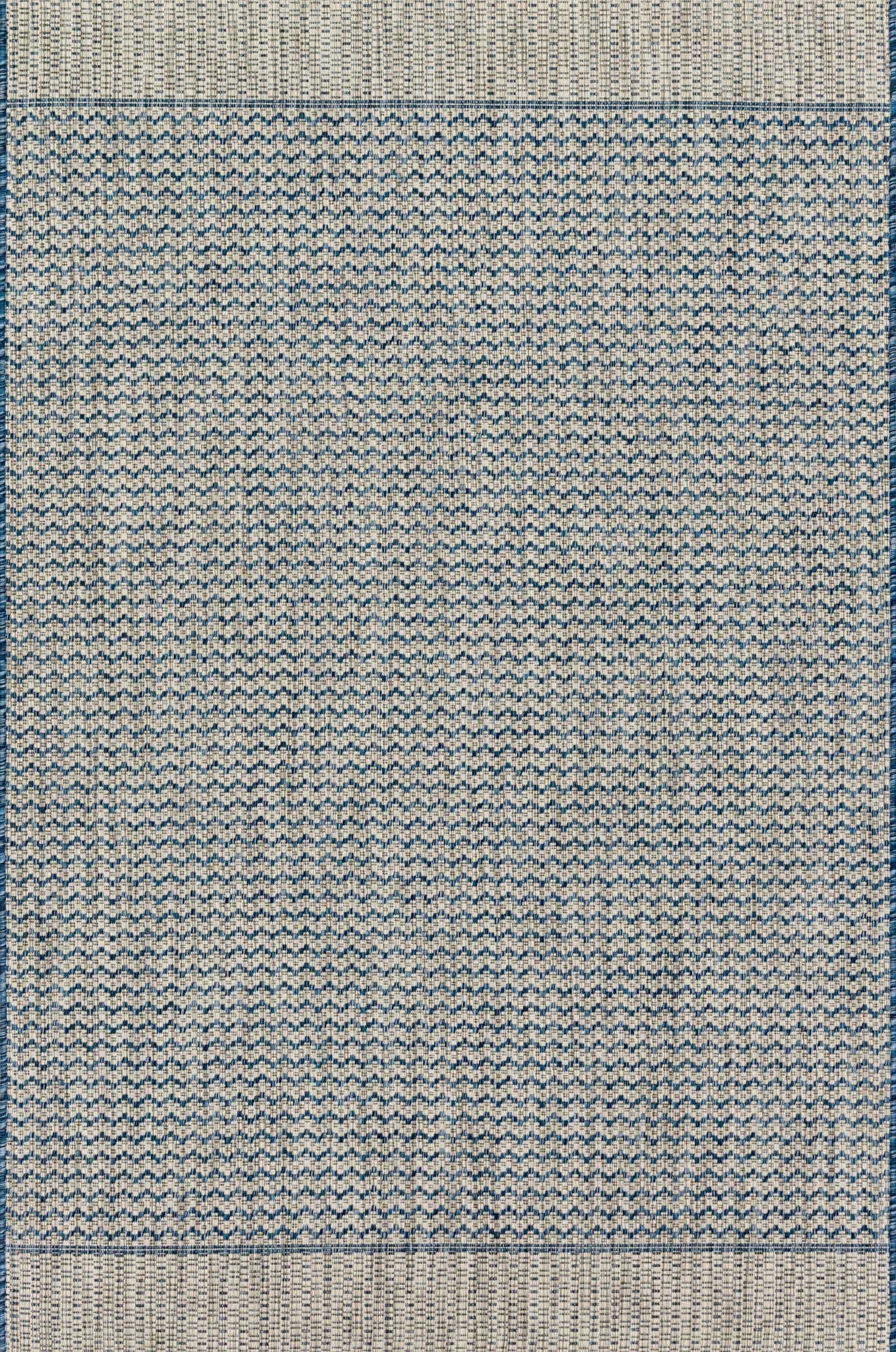 Loloi Isle IE-03 Grey / Blue 5'-3" x 7'-7" - Image 0