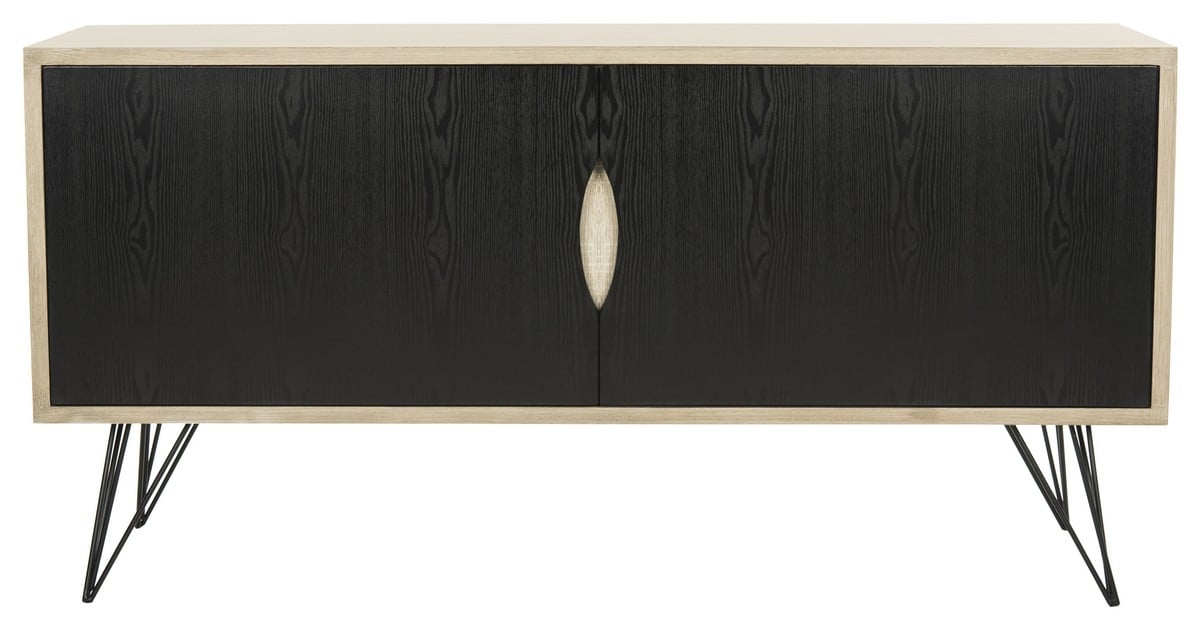 Jeralyn Sideboard - Light Oak/Black - Arlo Home - Image 0