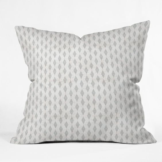 BOHO DIAMOND Outdoor Throw Pillow - 20" x 20" - Image 0