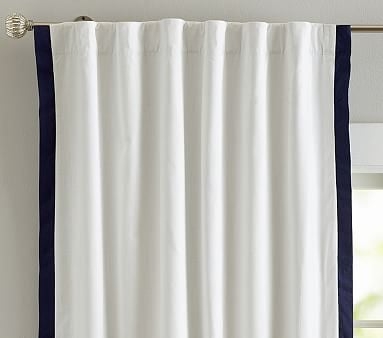 Newport Blackout Panel, 84 Inches, Navy - Image 0