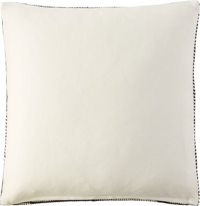 Bias Pillow, Down-Alternative Insert, Black & White, 23" x 23" - Image 4