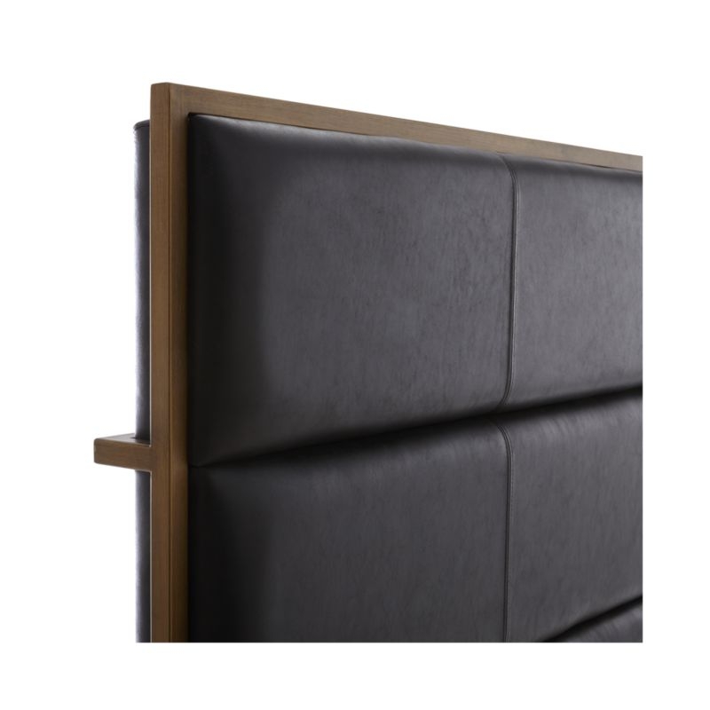 Oxford Leather Queen Bed - Image 2