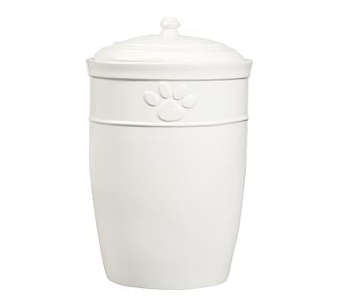 Cambria Pet Food Canister, Stone - Image 1