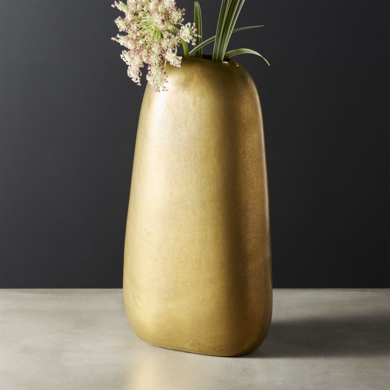 Ellipse Large Gold Vase - Image 4