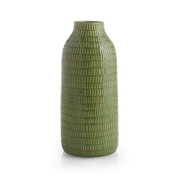 Verde 11.5" Green Vase - Image 0