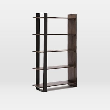 Logan Bookshelf - Tall - Smoked Brown - Image 1