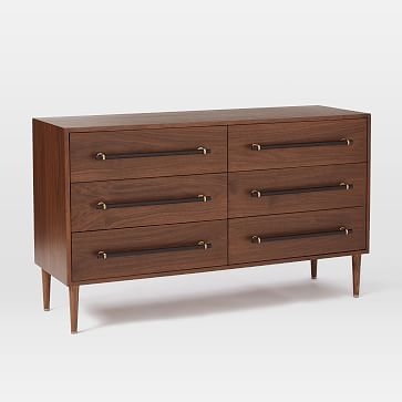 Benson 6-Drawer Dresser, Walnut - Image 0